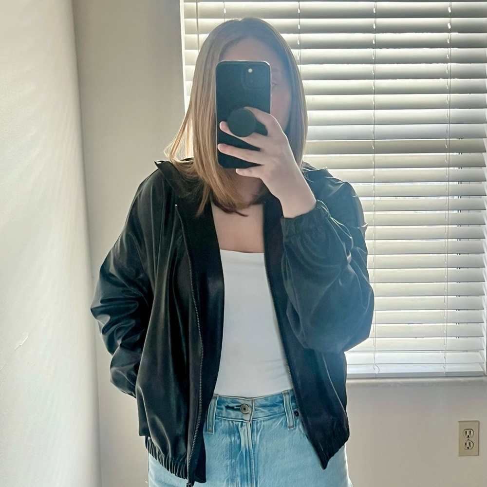 BB Dakota Black Bomber Jacket